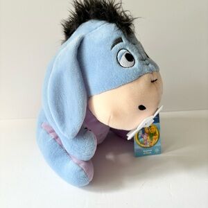 🎁5/$25 Disney Eeyore Snowflake Plush Seasons of Pooh Stuffed Animal